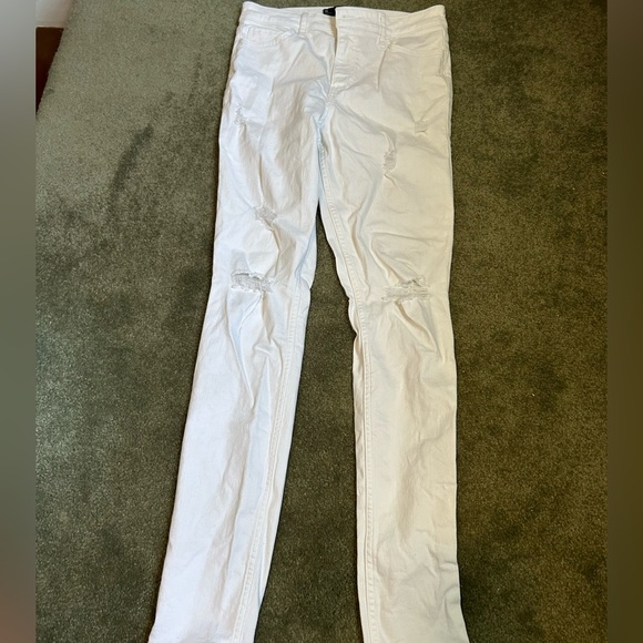 White skinny hollister jeans - Picture 2 of 3